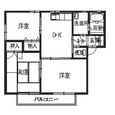 ディアスやなぎの物件間取画像